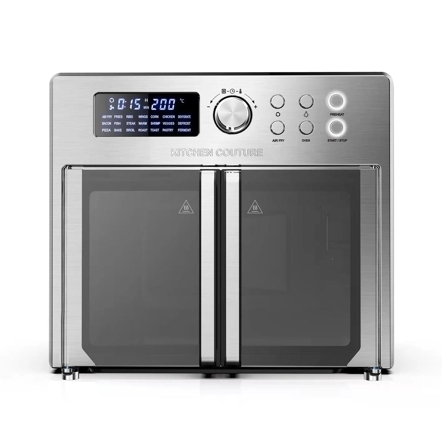 Friggitrice Ad Aria 25 litri Multifunzione Silver - ITALYSUPPLY