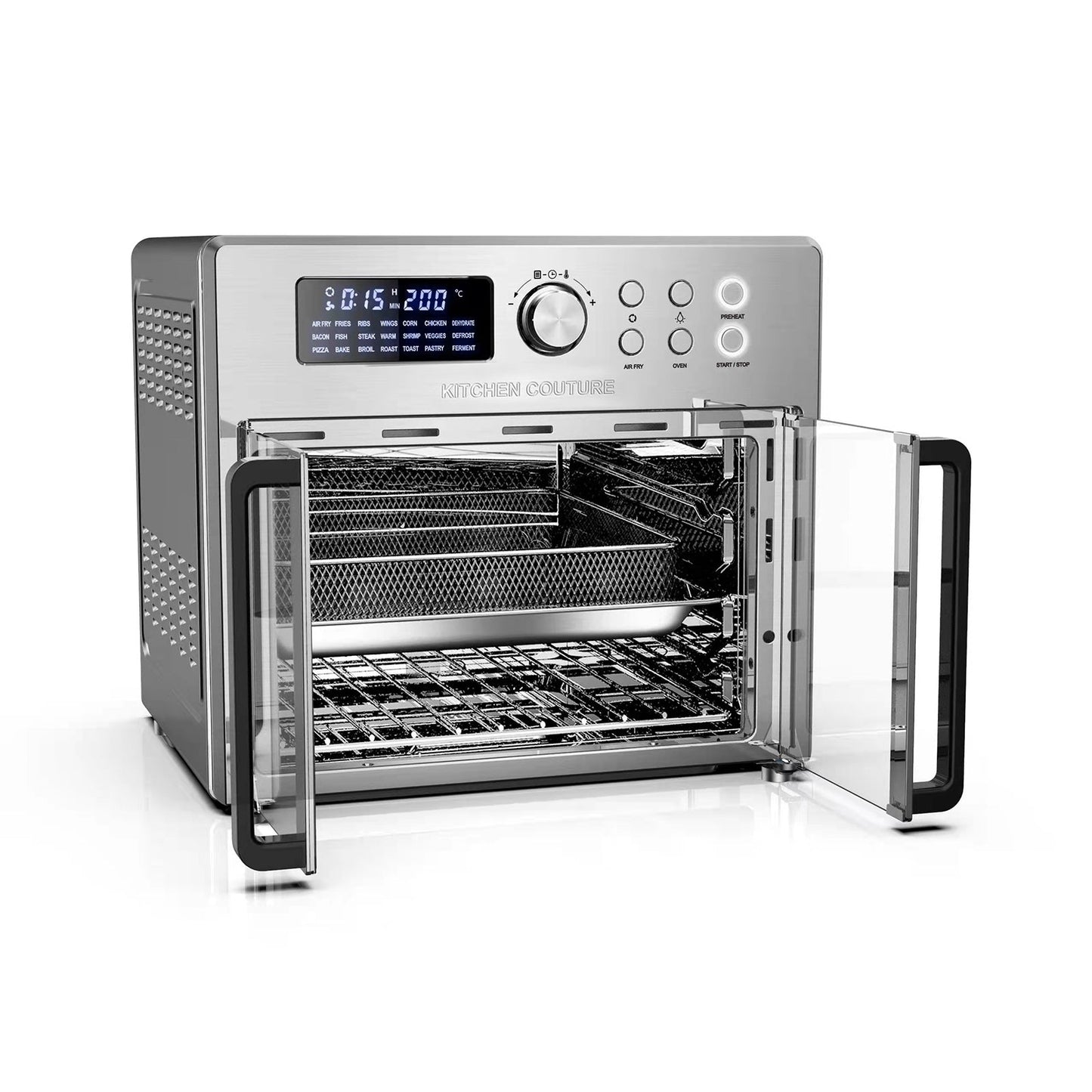 Friggitrice Ad Aria 25 litri Multifunzione Silver - ITALYSUPPLY