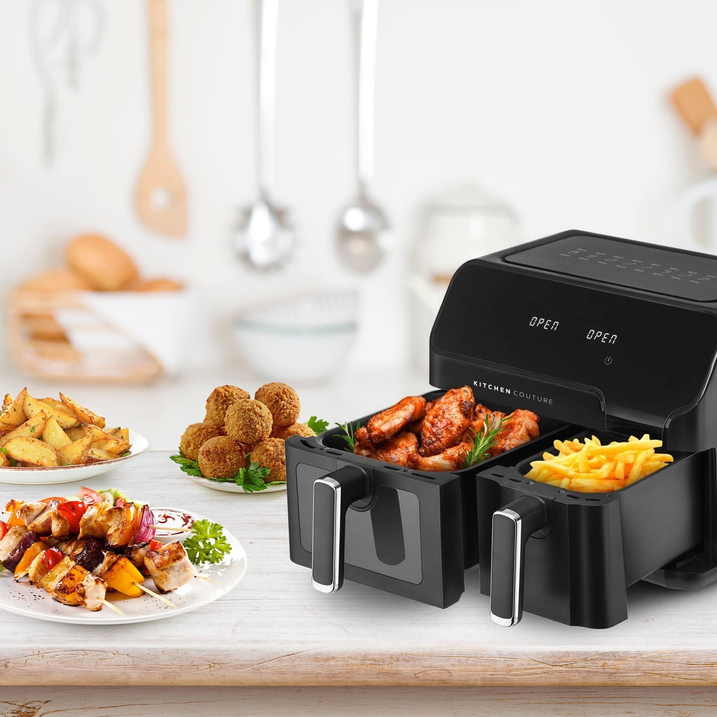 Friggitrice Ad Aria 10 litri Dual Cooking Zones - ITALYSUPPLY