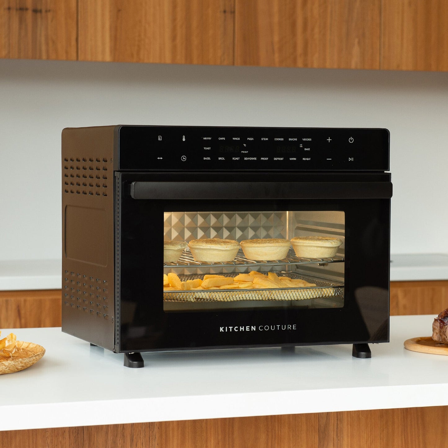 Friggitrice Ad Aria Multifunzione 45 litri digitale Nera - ITALYSUPPLY