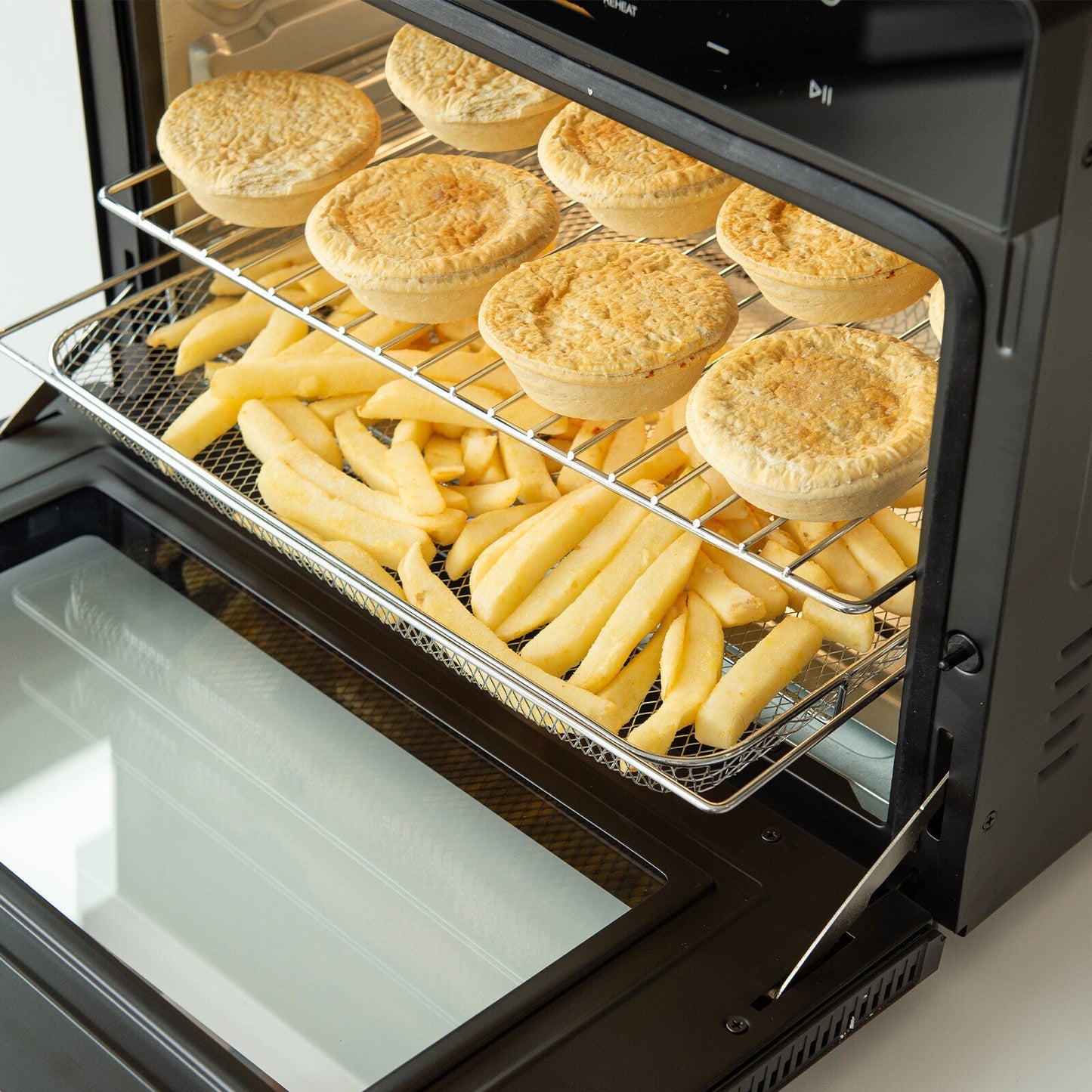 Friggitrice Ad Aria Multifunzione 45 litri digitale Nera - ITALYSUPPLY