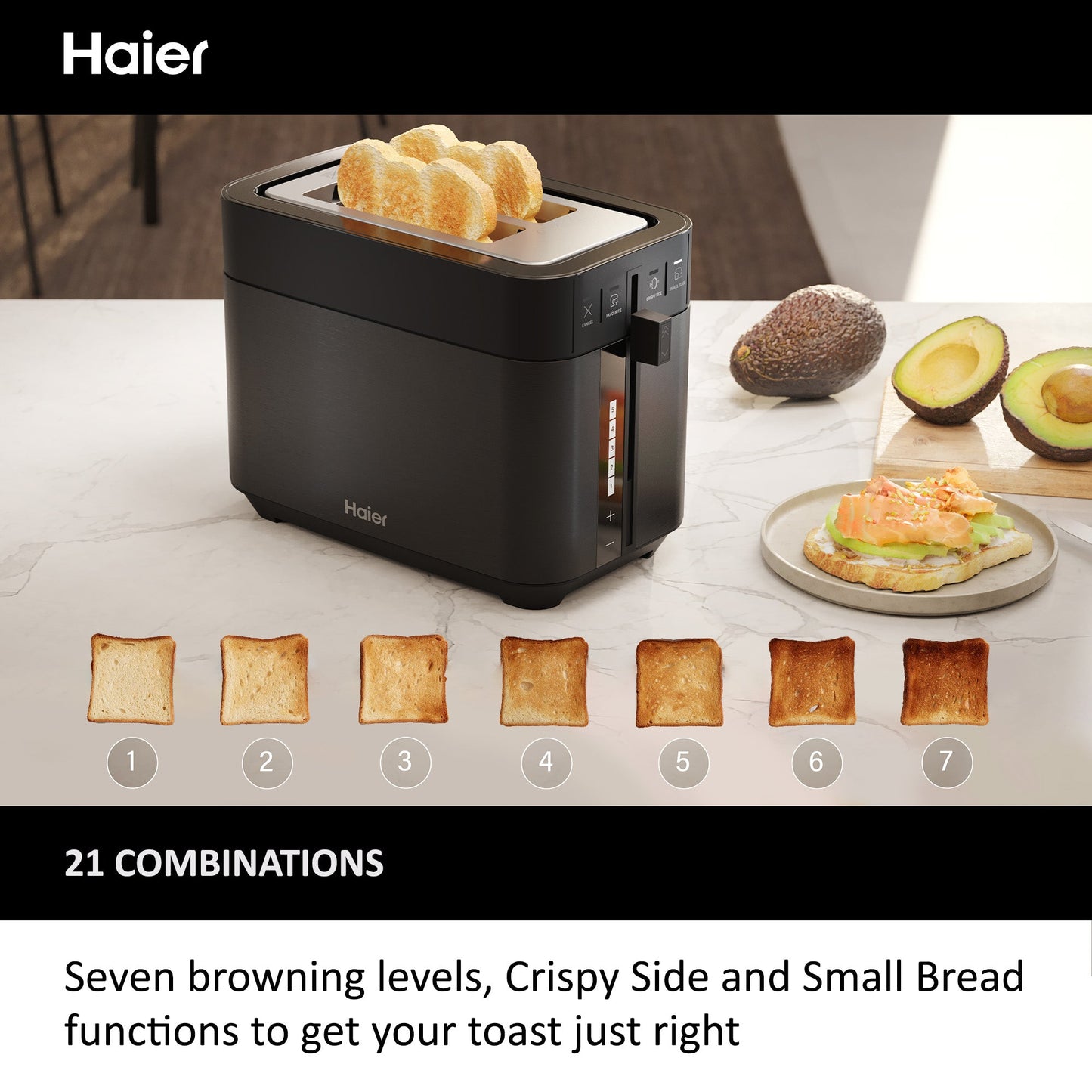 Tostapane Haier I-Master 2 fette Serie 5 - ITALYSUPPLY