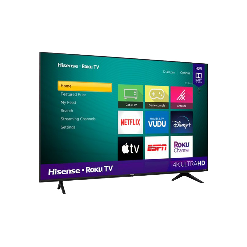 Hisense 50" 50R6G Series LED 4K UHD Smart Roku TV - Refurbished