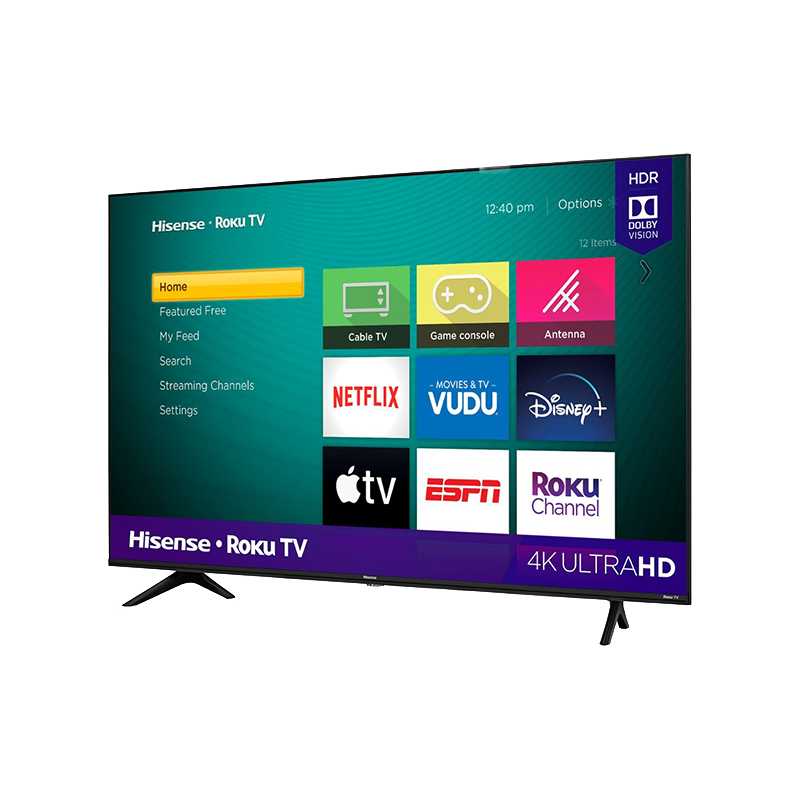 Hisense 50" 50R6G Series LED 4K UHD Smart Roku TV - Refurbished
