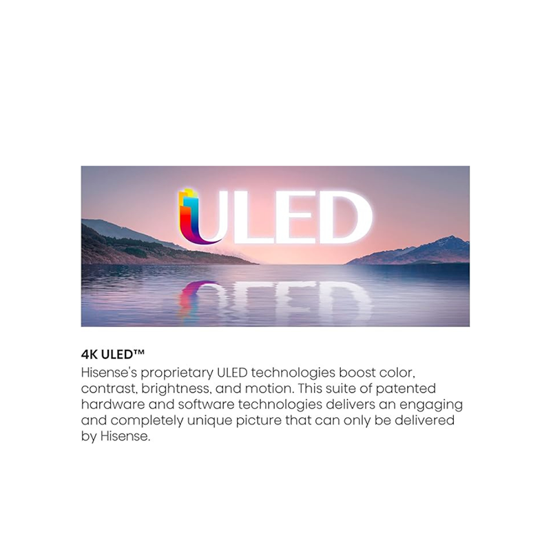 Hisense 55" 55U6K Series Mini-LED QLED 4K UHD Smart Google TV - Refurbished