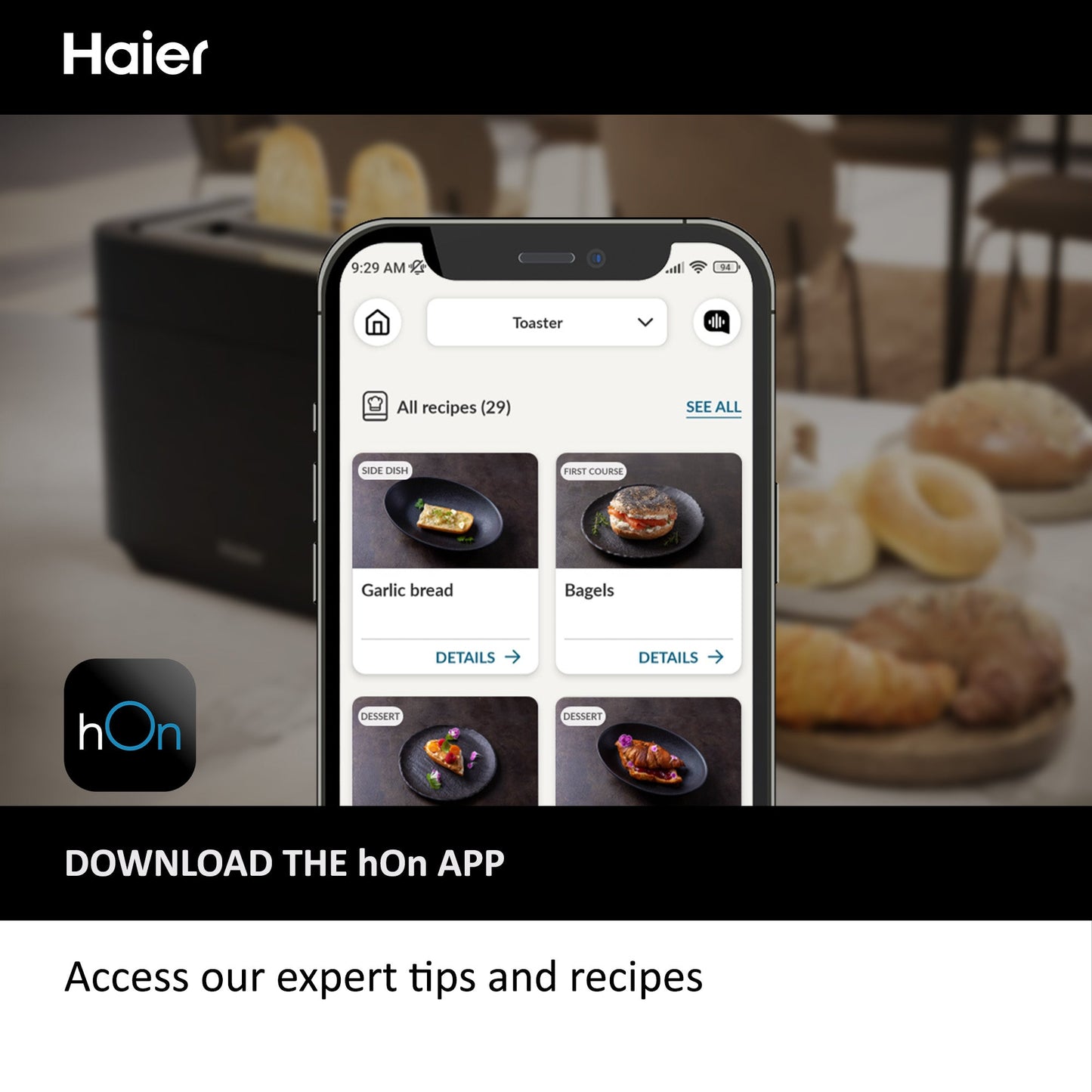 Tostapane Haier I-Master 2 fette Serie 5 - ITALYSUPPLY