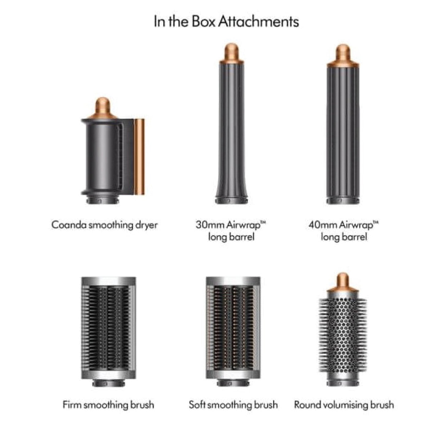 Dyson Airwrap multi-styler Complete Long in Nickel/Copper - RATE - ITALYSUPPLY