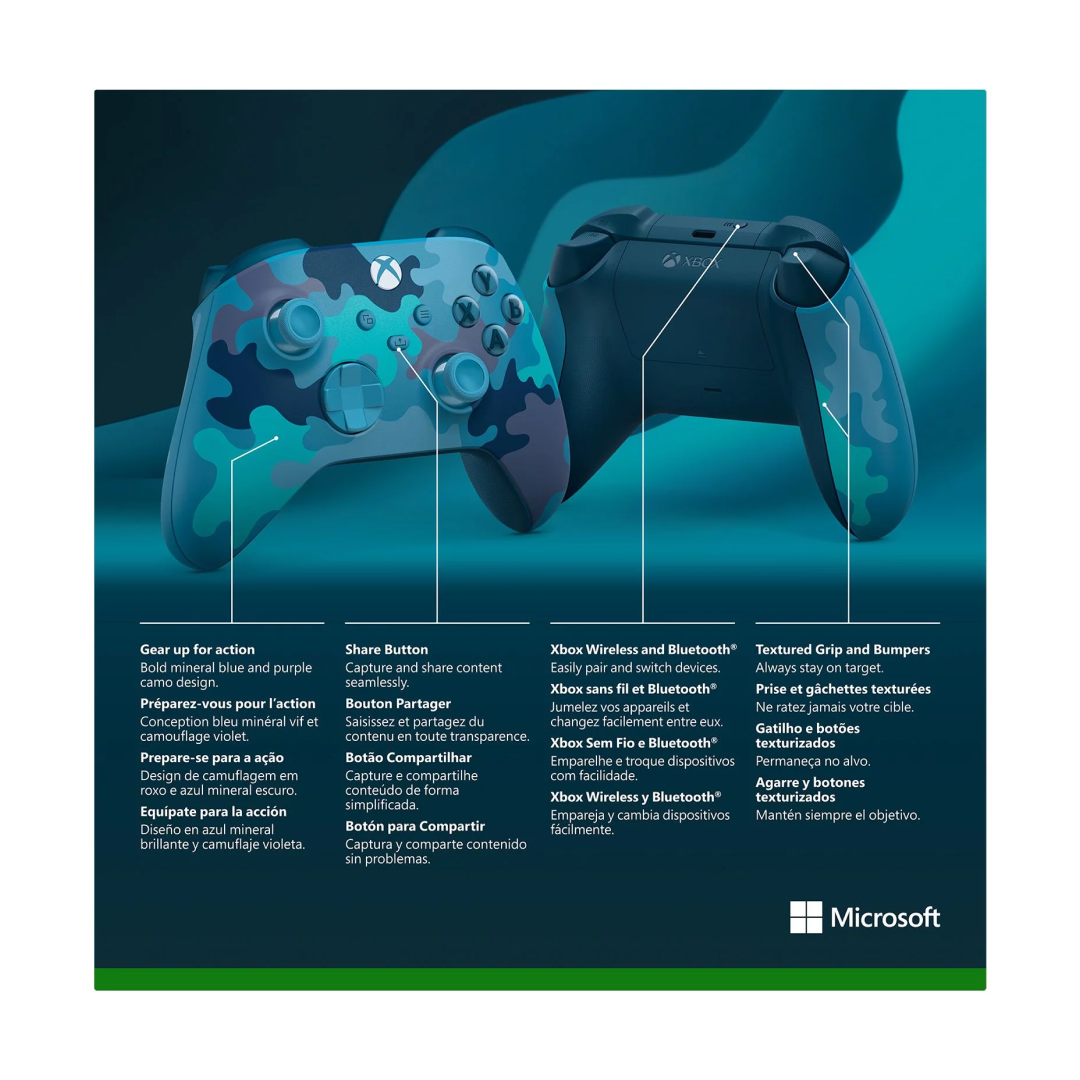 Controller XboxSeries S/X MILITARE AZZURRO - ITALYSUPPLY
