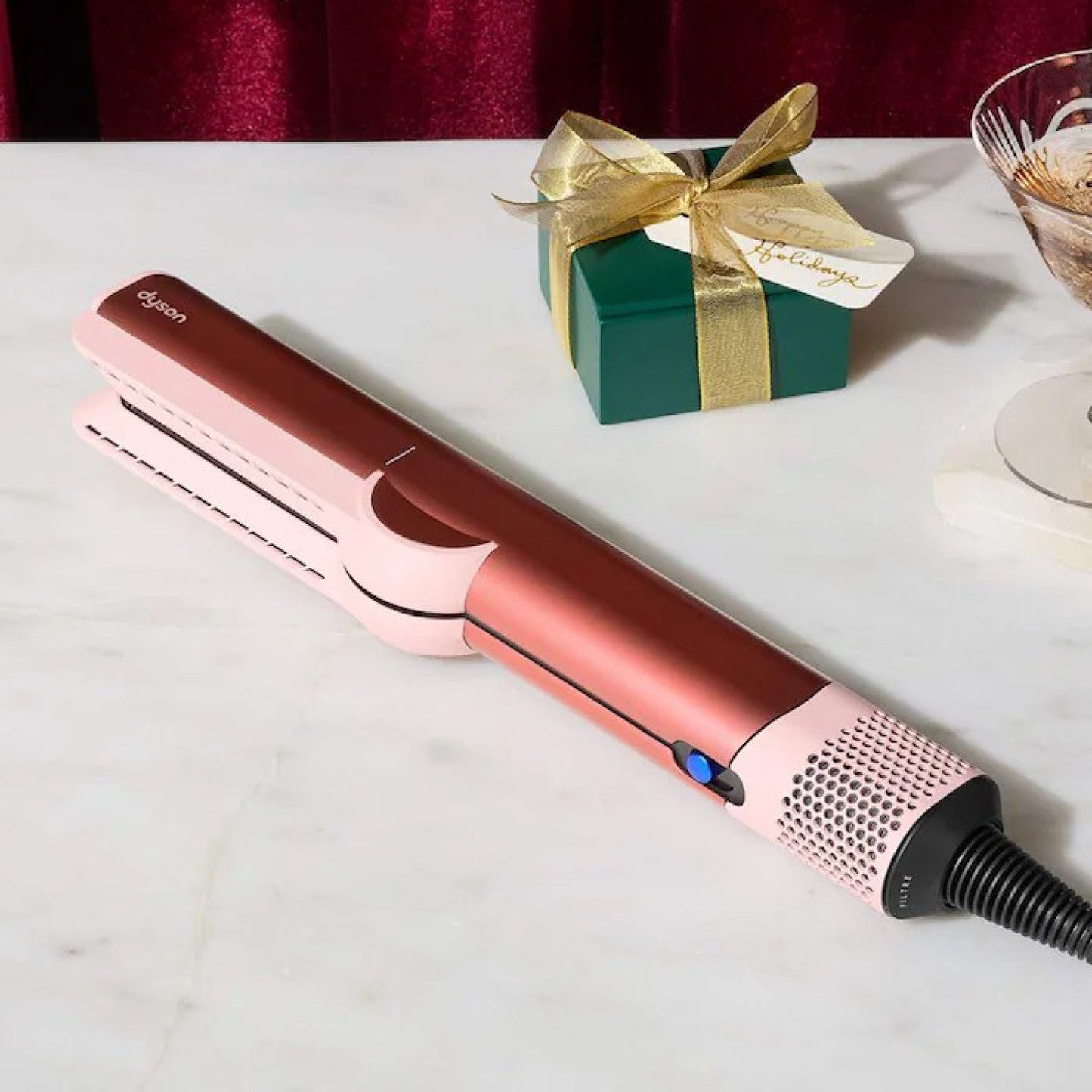 Dyson Airstrait straightener Strawberry Bronze Blush Pink - ITALYSUPPLY