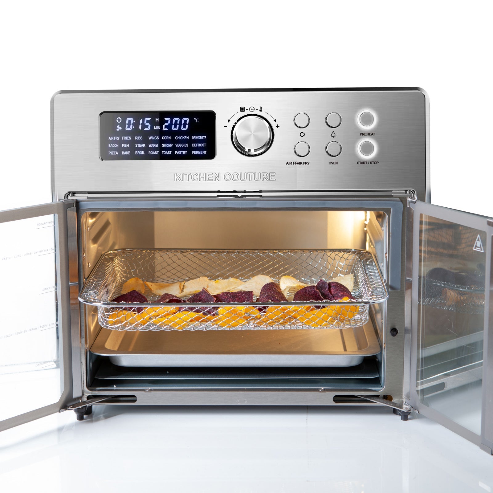 Friggitrice Ad Aria 25 litri Multifunzione Silver - ITALYSUPPLY
