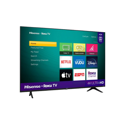 Hisense 50" 50R6G Series LED 4K UHD Smart Roku TV - Refurbished