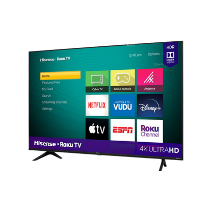 Hisense 50" 50R6G Series LED 4K UHD Smart Roku TV - Refurbished
