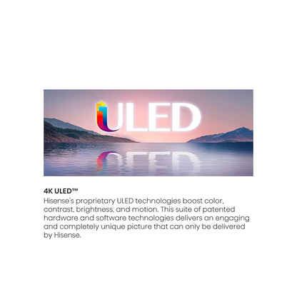 Hisense 55" 55U6K Series Mini-LED  QLED 4K UHD Smart Google TV - Refurbished
