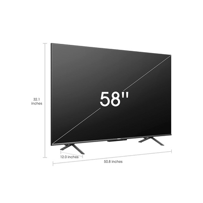Hisense 58” 58U6HF Series ULED 4K UHD Smart Fire TV - Refurbished