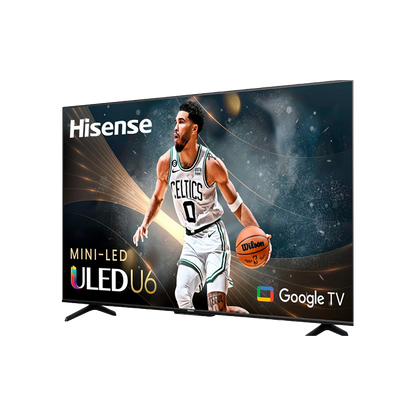 Hisense 65" 65U6K Series Mini-LED  QLED 4K UHD Smart Google TV - Refurbished