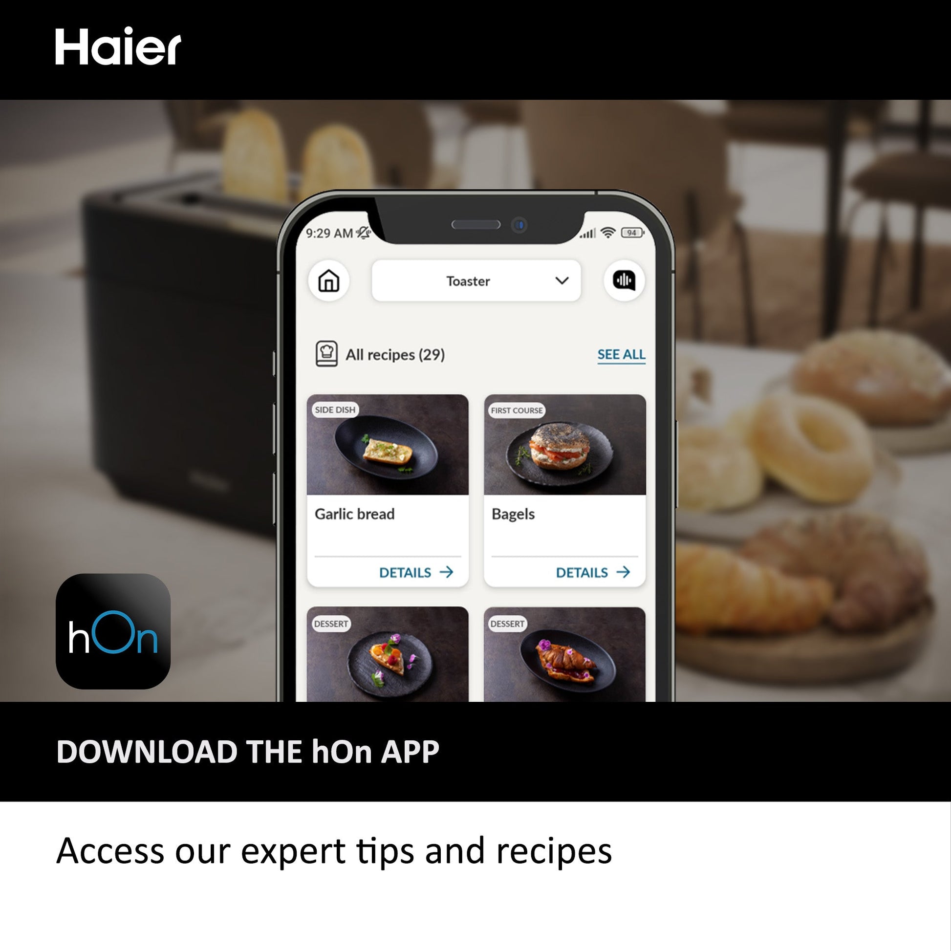 Tostapane Haier I-Master 2 fette Serie 5 - ITALYSUPPLY