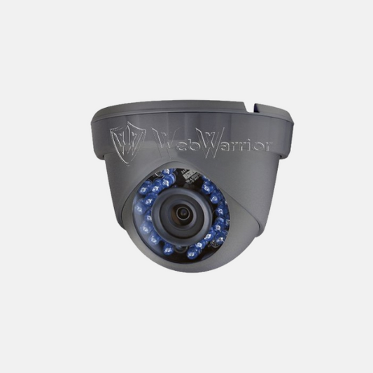 1.3MP HD TVI 720P Armored Mini Dome Camera, 2.8mm lens, Gray (D)
