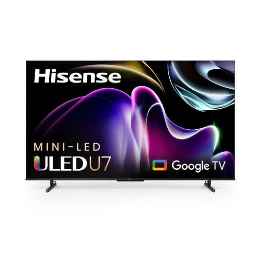 Hisense 65” 65U7K Class U7 Series Mini-LED ULED 4K Google TV - Refurbished