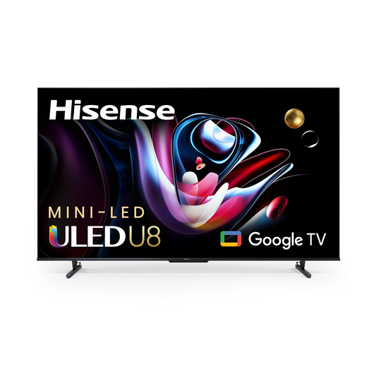 Hisense 75” 75U8H Class U8 Series Mini-LED ULED 4K Google TV - Refurbished