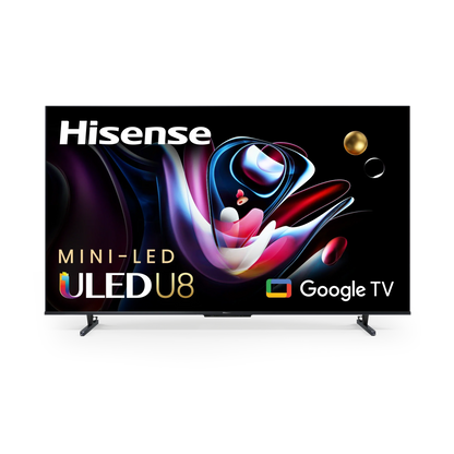 Hisense 65” 65U8K Class U8 Series Mini-LED ULED 4K Google TV - Refurbished